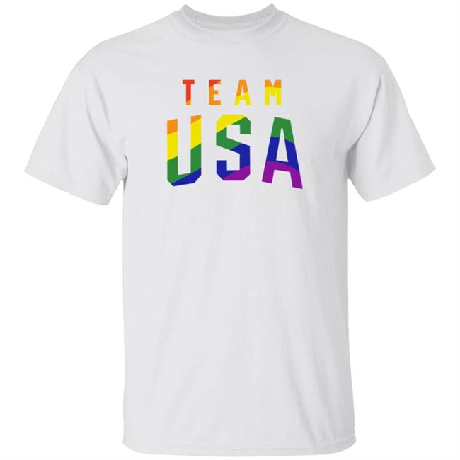 Team Usa Stacked Logo Pride Month Shirt Outerstuff