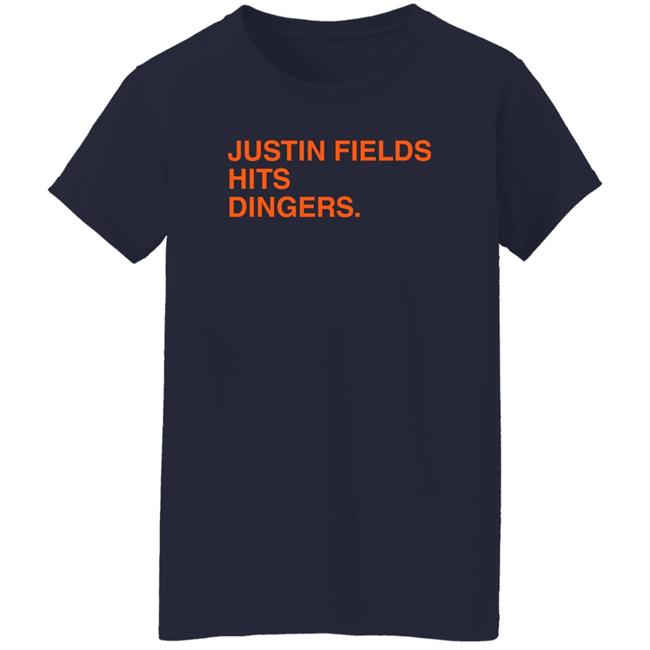 Justin Fields Hits Dingers Shirt Obvious Shirts Merch