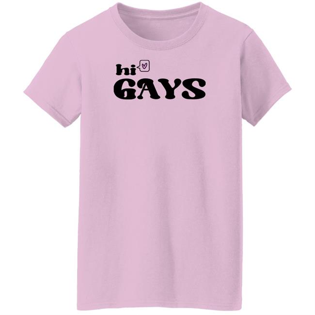 Chrissy Chlapecka Merchandise Chrissy Hi Gays Tee Shirt