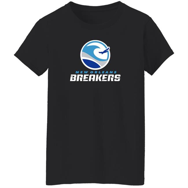 Usfl New Orleans Breakers Logo T Shirt New Orleans Breakers Merch