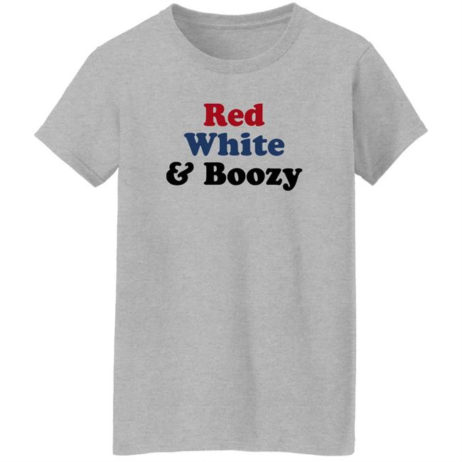 Gisele Barreto Fetterman Red White Boozy Shirt