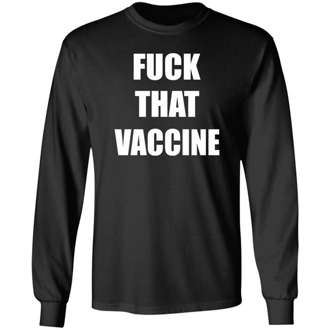 Maj Toure Black Guns Matter Merchandise Fuck That Vaccine Black Tee Shirt