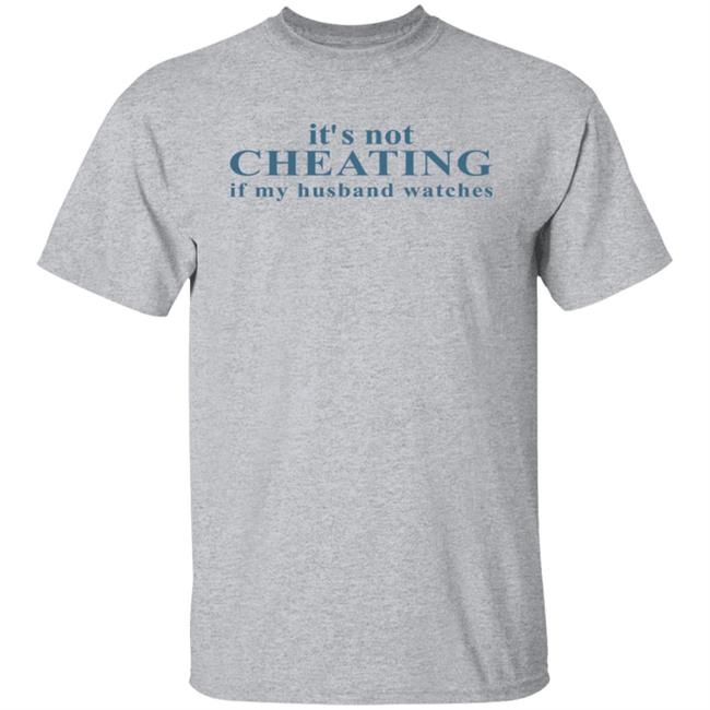 Zazzle Merch It's Not Cheating If My Husband Watches Shirt Shirts With Threatening Auras