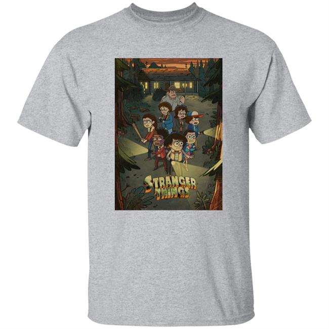 Maik Check Stranger Things Brasil Stranger Things X Gravity Falls Shirt