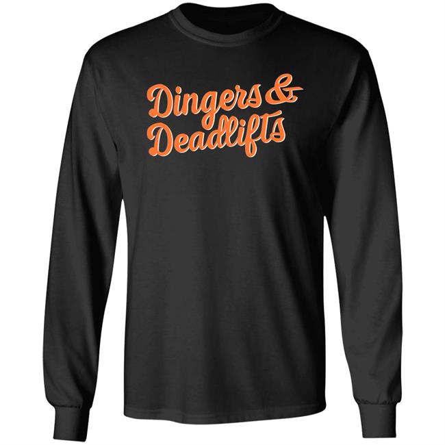 SF Giants on NBCS Dingers And Deadlifts Long Sleeve Zazzle Merch