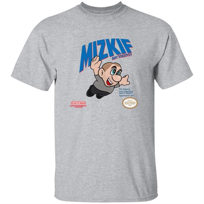 Mizkif Merch Mizkif Eggtendo T Shirt