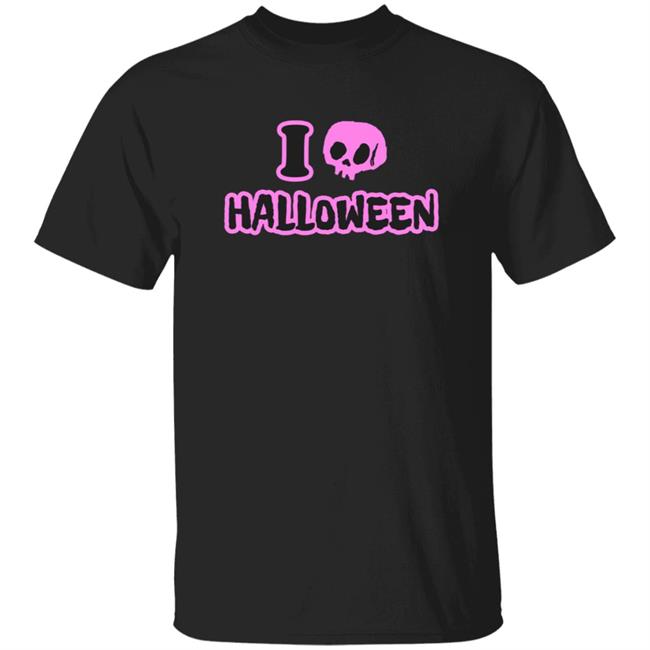 Vamppixxiee I Love Halloween T Shirt