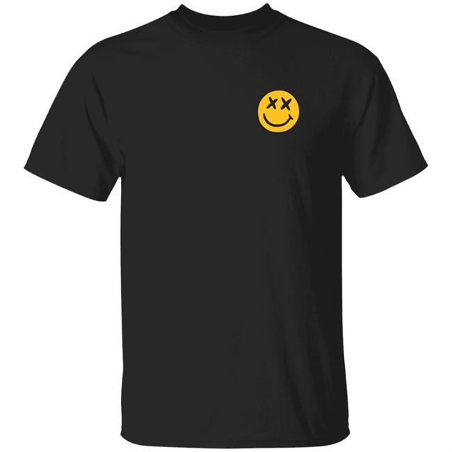 Louis Tomlinson Merch Black Summer Smiley Tee Shirt