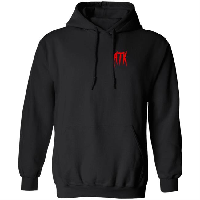 Atk Merch Scratch Hoodie Black