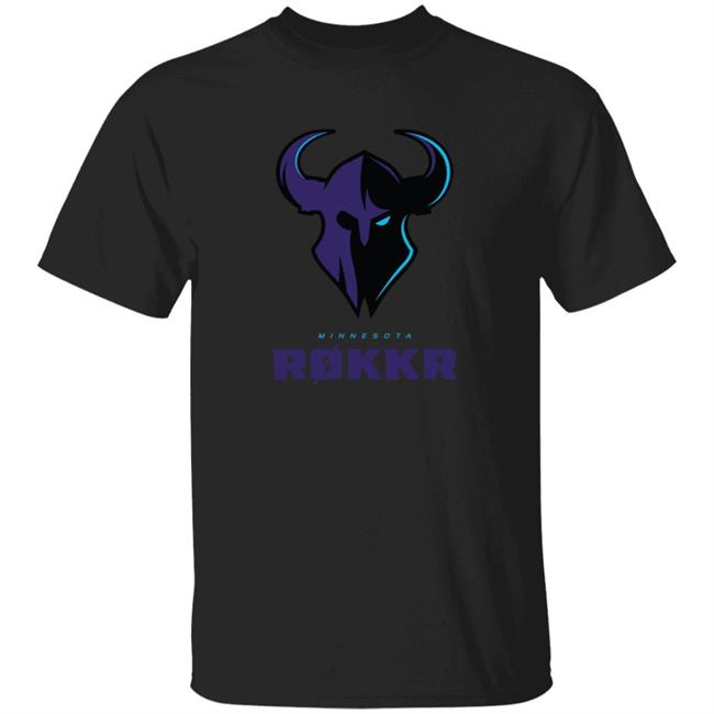 Minnesota Rokkr Merch Rokkr Logo Tee Shirt