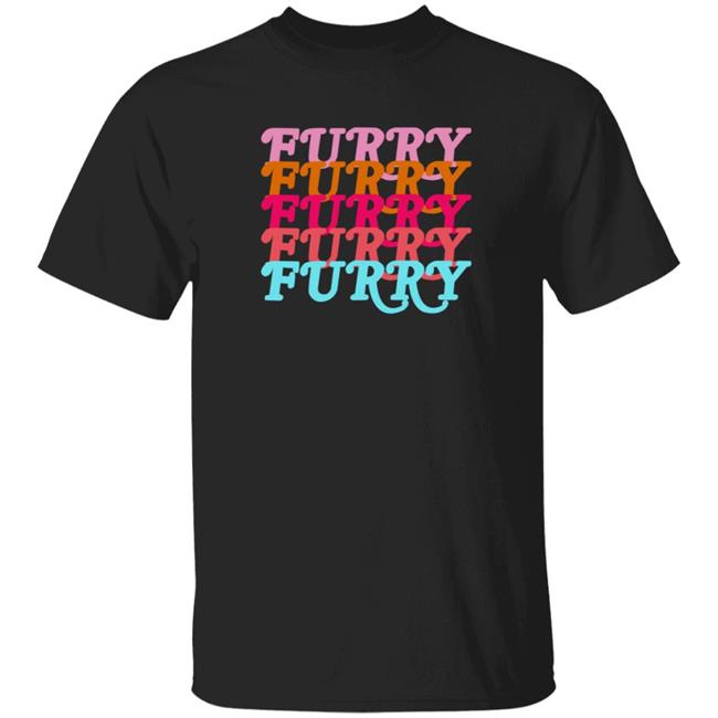 Furry T Shirt Giraffe-Ish