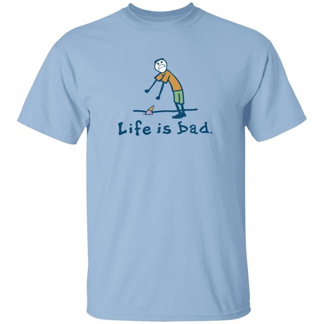 Ross Creations Merch Life Is A Bad Tee Shirt