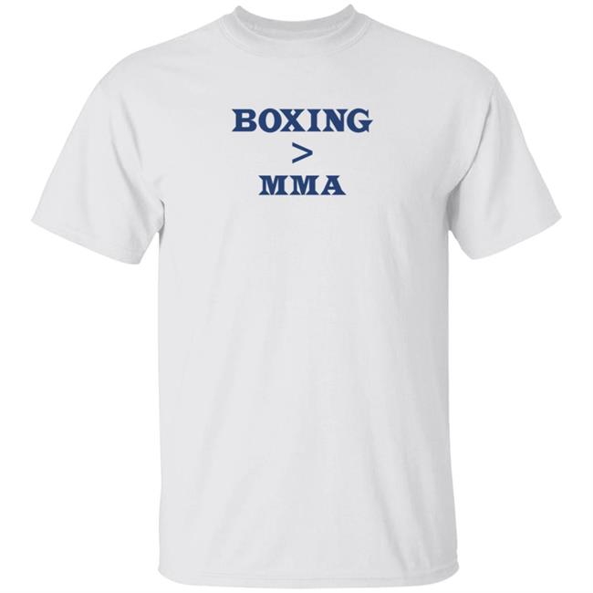 Jakepaul Merch Boxing Over Mma White Shirt