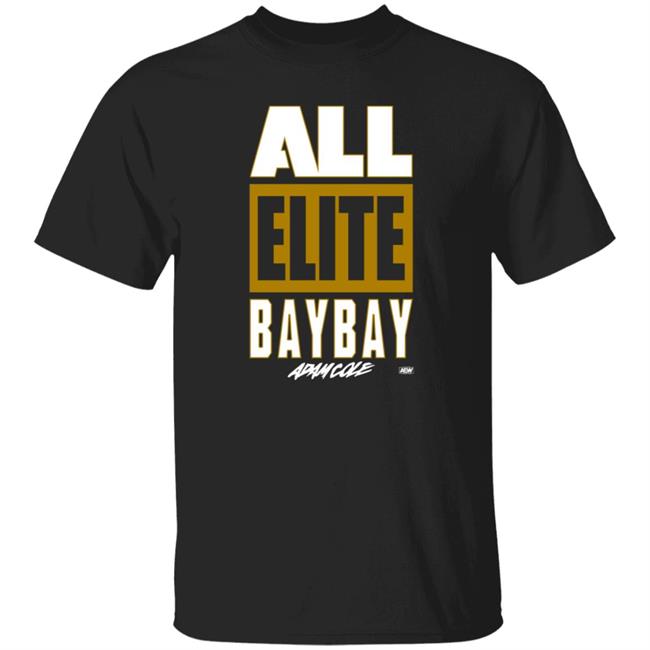 All Elite Wrestling Adam Cole All Elite Bay Bay T Shirt
