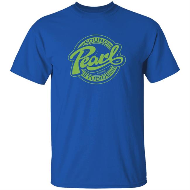 Pearl Sound Studios Royal Blue Logo Tee Shirt