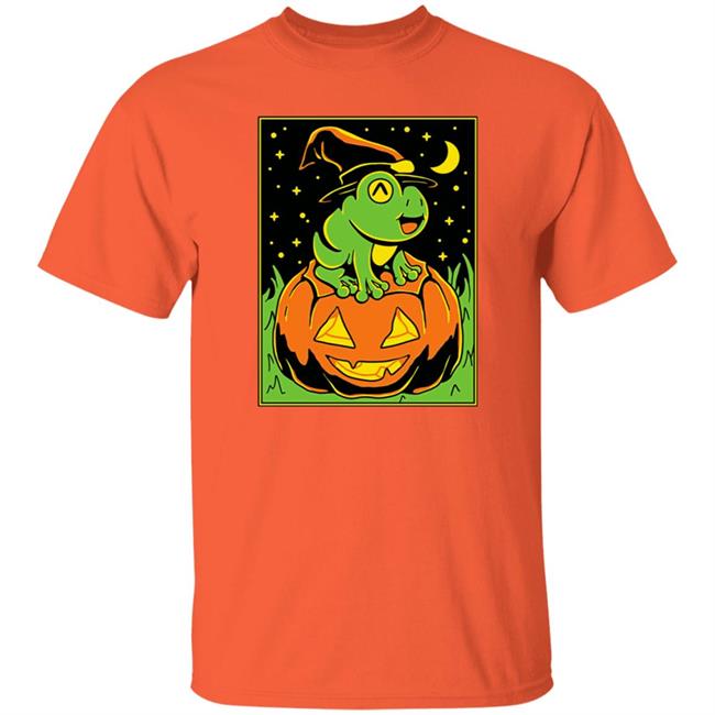 BoomerNA Pumpkin Frog Tee Shirt BoomerNA Merch