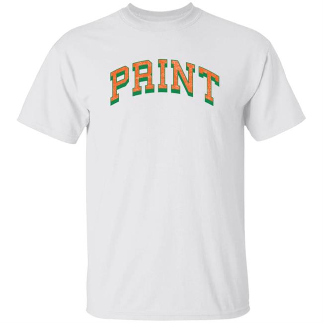 Larry June Merch Print Tee Shirt White