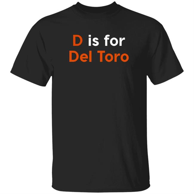 Cinephile Game D Is For Del Toro T Shirt Super Yaki