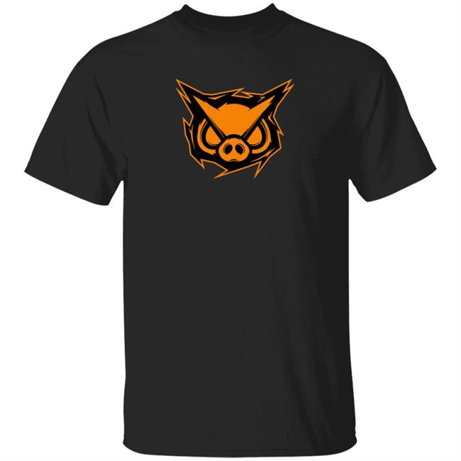 Vanoss Merch Vanoss® X Wildcat Orange Streme Spoats Mascot Tee Black Limited Edition