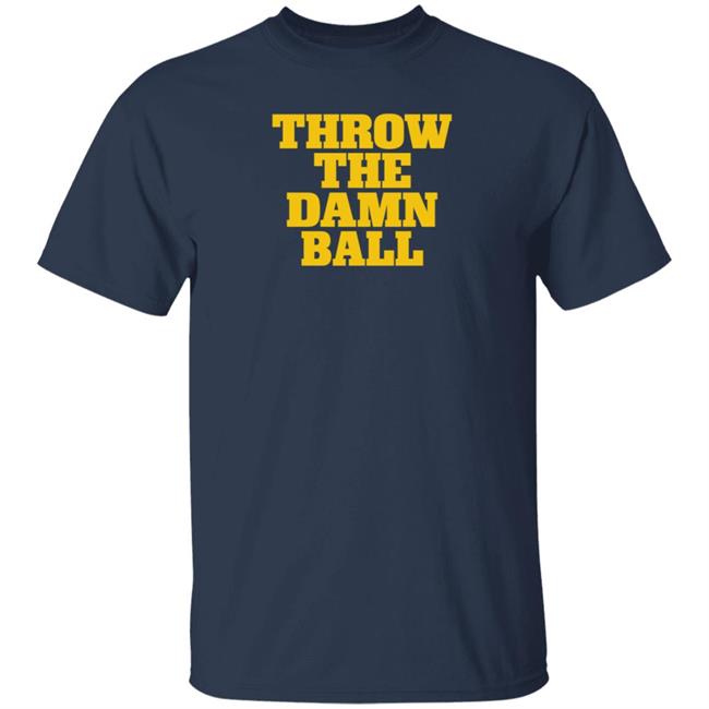 Blue By Ninety Shop Throw The Damn Ball Shirt Blue By 90