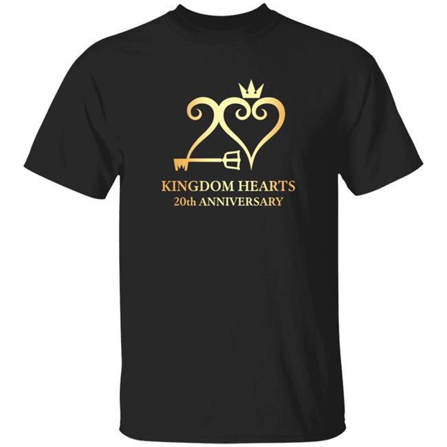 Kingdom Hearts 20Th Anniversary Merch Logo T Shirt
