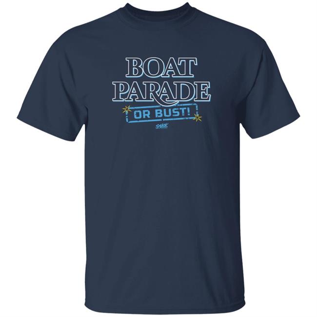 Steven Stamkos Boat Parade Or Bust T Shirt Smack Apparel Boat Parade Or Bust Shirt Tampa Bay Baseball Fans