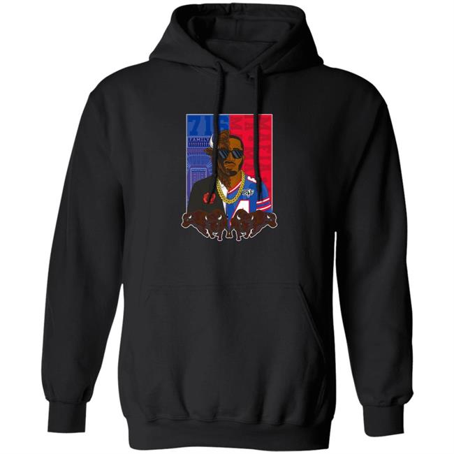 Buffalo Bills Merch Bills X Benny Collab Split Face Shirt Buffalo Bills Merch Bills X Benny Collab Split Face Shirt