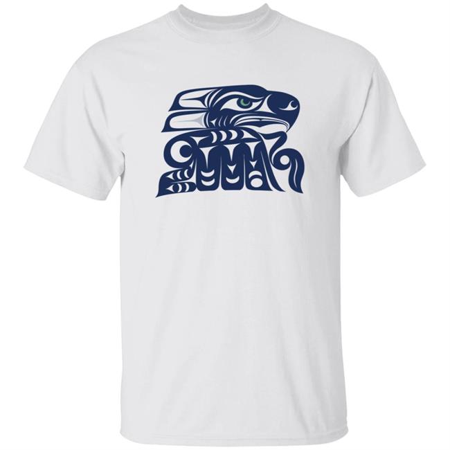Indigenous Peoples' Day Muckleshoot Indian Tribe Coast Salish Inspired Seahawks Logo Shirt