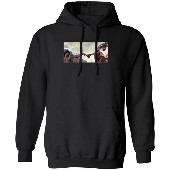 Sneaker Warz Merch Kiwiuh Bred Chapel Hoodie