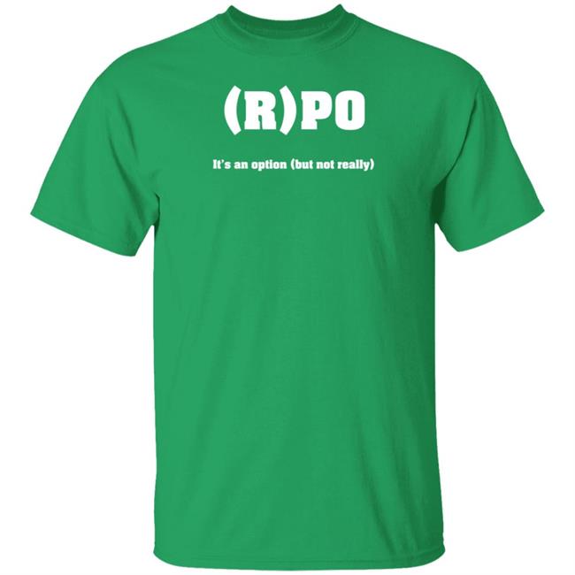 Nick Sirianni R(Po) It's An Option But Not Really Shirt Thomas R. Petersen