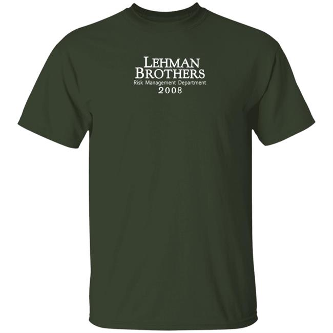 Lehman Brothers Risk Management Department 2008 Shirt Ogpasha