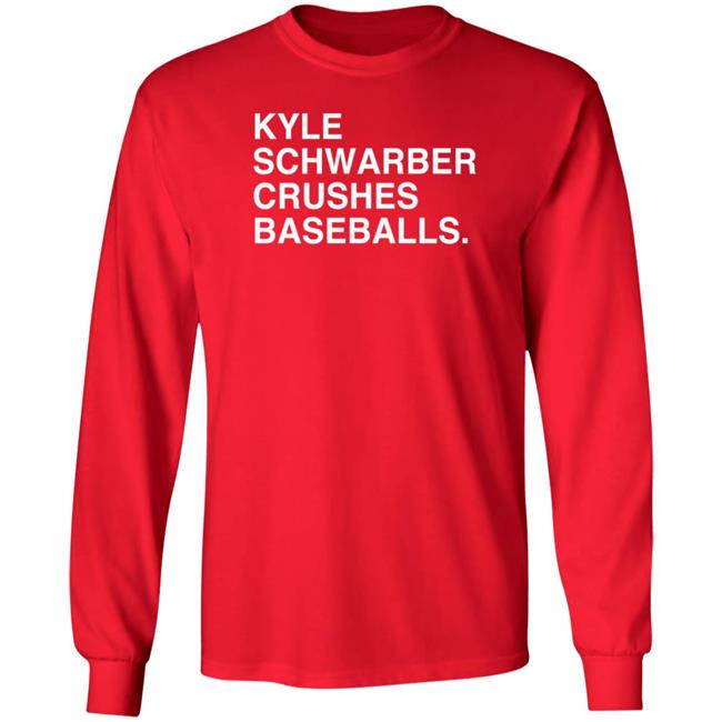 Obvious Shirts Kyle Schwarber Crushes Baseballs T Shirt Holly Rose Obvious Shirts Kyle Schwarber Crushes Baseballs T Shirt Holly Rose