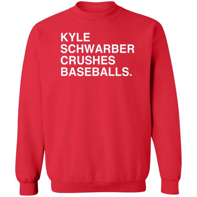 Obvious Shirts Kyle Schwarber Crushes Baseballs T Shirt Holly Rose Obvious Shirts Kyle Schwarber Crushes Baseballs T Shirt Holly Rose