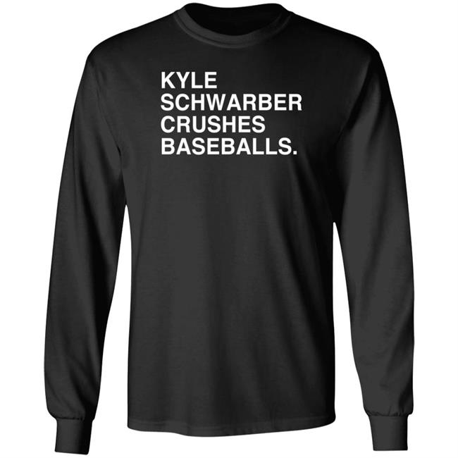 Obvious Shirts Kyle Schwarber Crushes Baseballs T Shirt Holly Rose Obvious Shirts Kyle Schwarber Crushes Baseballs T Shirt Holly Rose