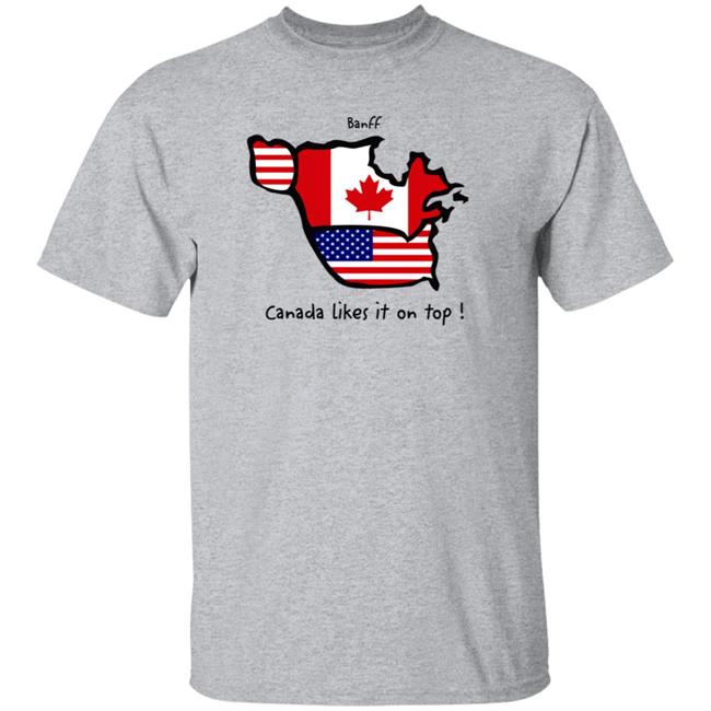 Banff Canada Likes It On Top T Shirt Lissy Blonde North America