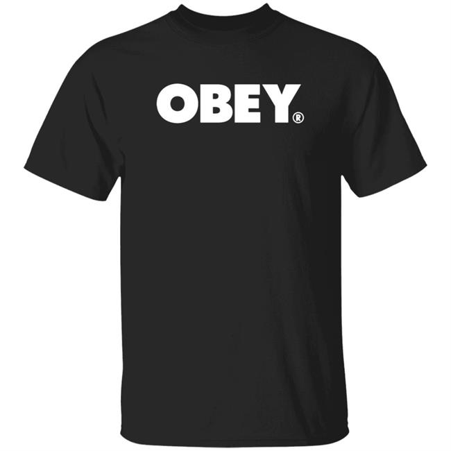 Obey Merch Obey Bold Heavyweight Logo Shirt