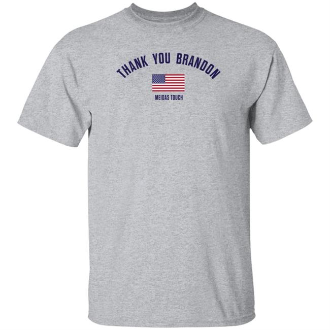 Meidas Touch Store Thank You Brandon Flag Shirt Brett Meiselas