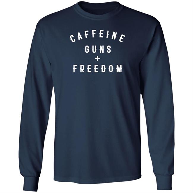 Jenelle Evans Caffeine Guns + Freedom Shirt Jenelle Evans Caffeine Guns + Freedom Shirt