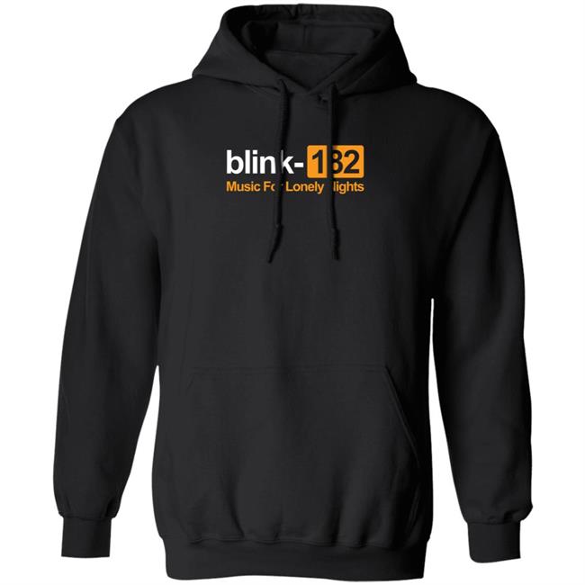 Blink 182 Merch Music For Lonely Nights Pullover Hoodie