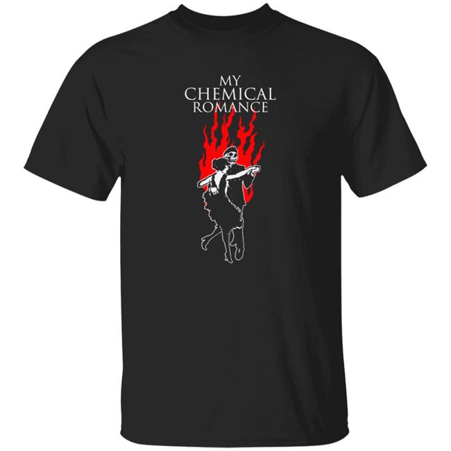 My Chemical Romance Merch My Chemical Romance Military Ball Black T Shirt