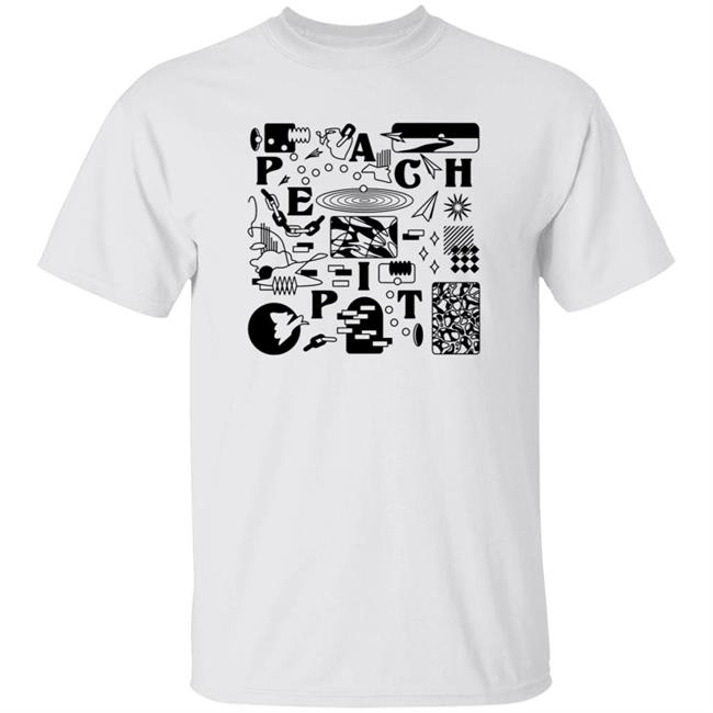 Peach Pit Merch Shapes Tee Shirt