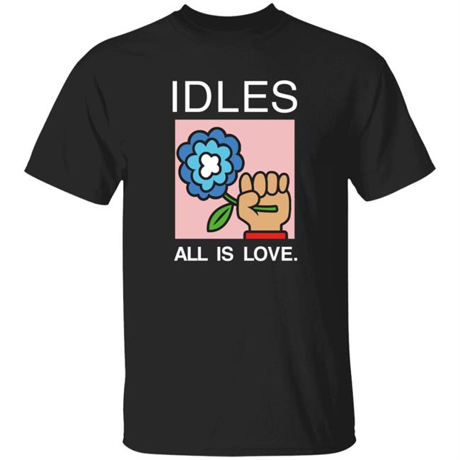 Idles Band Merch Idles All Is Love Ail Shirt Black