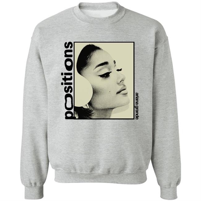 Ariana Grande Merch Positions Photo Longsleeve T Shirt Ariana Grande Merch Positions Photo Longsleeve T Shirt