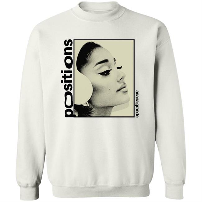 Ariana Grande Merch Positions Photo Longsleeve T Shirt Ariana Grande Merch Positions Photo Longsleeve T Shirt