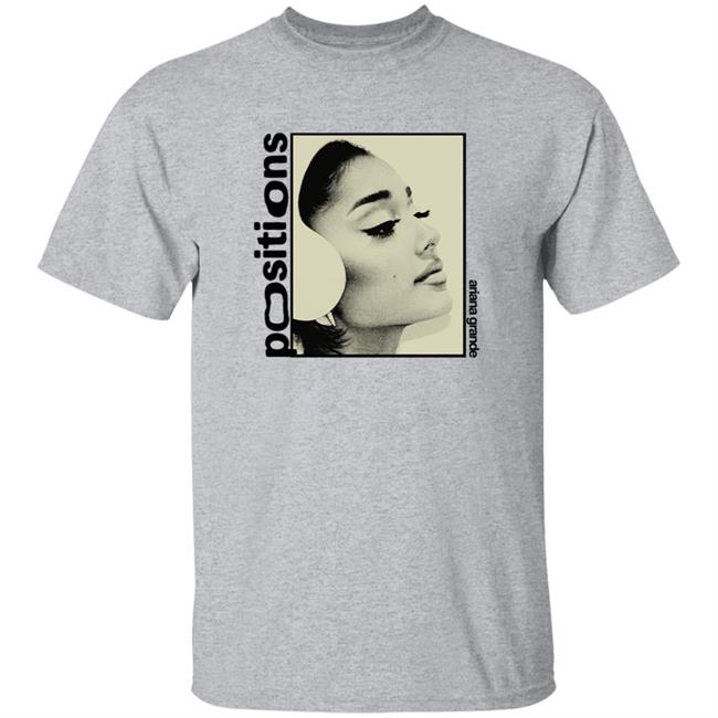Ariana Grande Merch Positions Photo Longsleeve T Shirt Ariana Grande Merch Positions Photo Longsleeve T Shirt