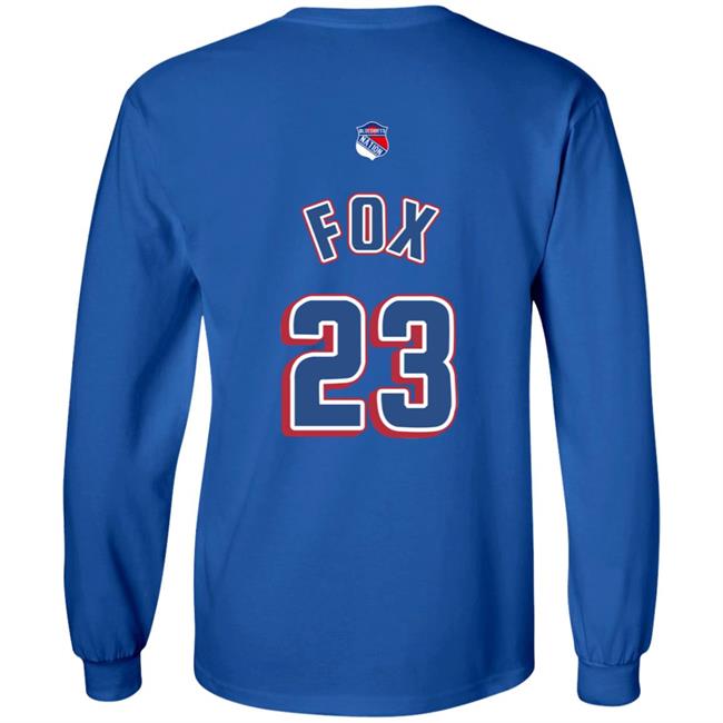 Blue Shirts Nation Merch Ny Ranger Fanclub Adam Fox Long Sleeve Shirt Blue Shirts Nation Merch Ny Ranger Fanclub Adam Fox Long Sleeve Shirt