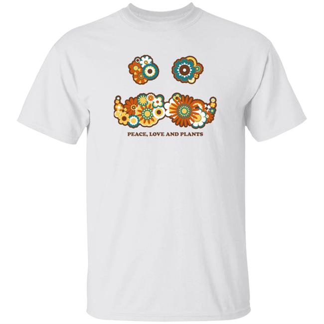 Mumbo Jumbo Merch Peace Love And Plants T Shirt