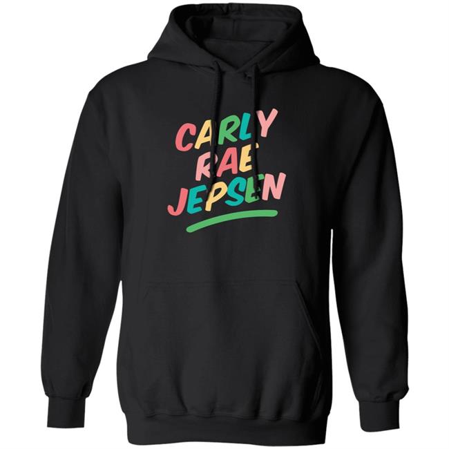 Carly Rae Jepsen Merch Rainbow Logo Hoodie