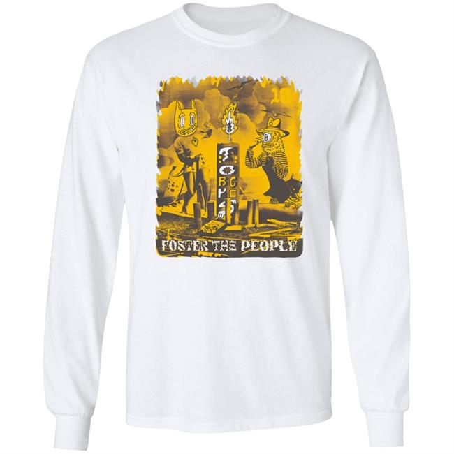 Foster The People Merch Torches 10 Year Anniversary T Shirt