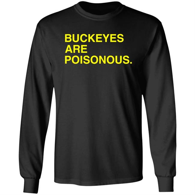 Obvious Shirts Buckeyes Are Poisonous Shirt
